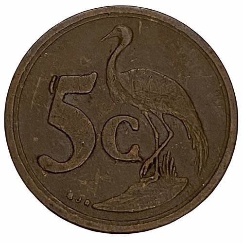 ЮАР 5 центов 1990 г. 5 центов 2007 юар из оборота