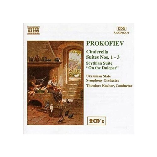 Prokofiev - Cinderella Suites / Scythian Suite-Theodore Kuchar Naxos CD Deu ( Компакт-диск 2шт) Прокофьев prokofiev bloch violin concertos joseph szigeti 1935 1939 naxos cd deu компакт диск 1шт прокофьев