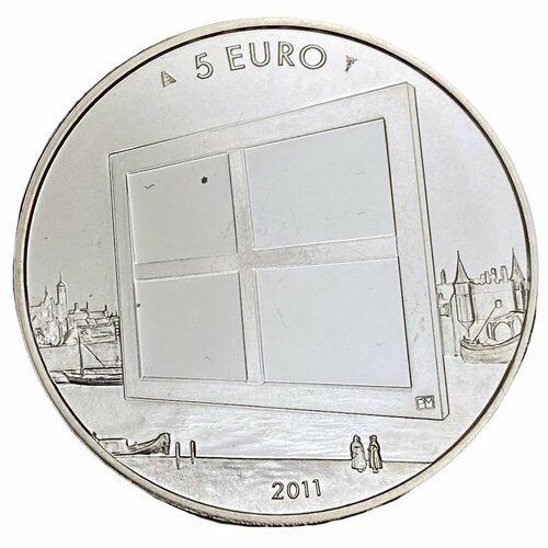 Нидерланды 5 евро 2011 г. (Живопись, картина) (Proof) нидерланды 10 евро 2002 г королевская свадьба proof