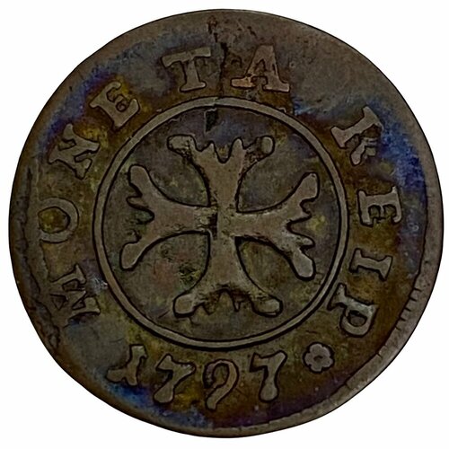 Швейцария, кантон Золотурн 1/2 крейцера 1797 г. клуб нумизмат монета 2 крейцера зальцбурга 1707 года серебро йохан
