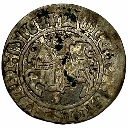 Литовское княжество полугрош (1/2 гроша) 1518 г. клуб нумизмат монета 3 гроша польши 1592 года серебро сигизмунд iii