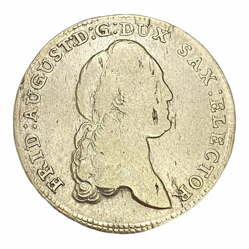 Германия, Саксония 1/3 талера 1787 г. (IEC) клуб нумизмат монета 1 3 талера саксонии 1854 года серебро f фридрих август