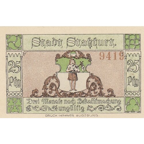 Германия (Веймарская Республика) Штасфурт 25 пфеннигов 1921 г. (№5) (2)