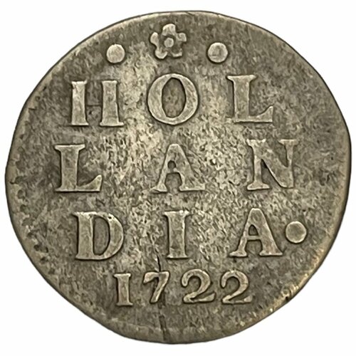 Нидерланды, Голландия 2 стювера 1722 г.