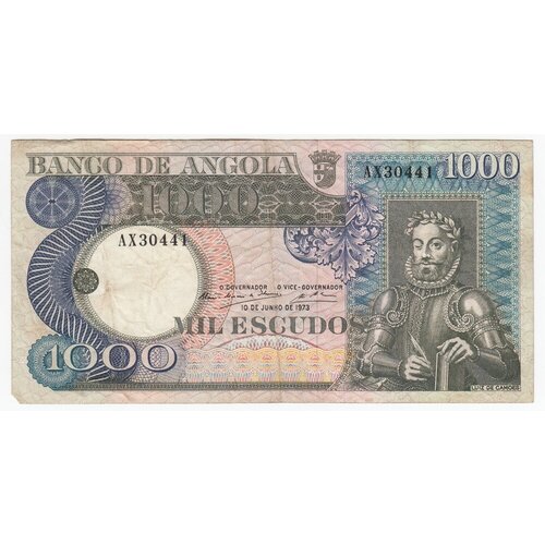 Ангола 1000 эскудо 10.6.1973 г. (6) ангола 500 эскудо 1973 г