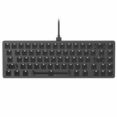 Клавиатура Glorious GMMK 2 Compact (65%) Black Barebones клавиатура проводная glorious gmmk 2 glo gmmk2 65 fox p механическая glorious fox клавиш 67 usb розовая