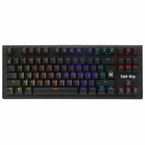 Клавиатура Defender Dark Arts GK-375 RU, Rainbow,87 клавиш клавиатура defender paladin gk 370l ru black usb