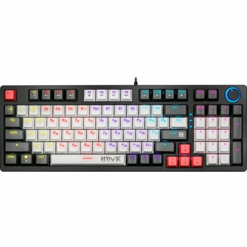 Клавиатура Defender Hawk GK-418 RU радуж97кн15м крас свитч механика 334700₽