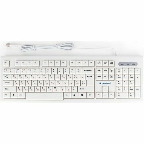 Gembird KB-8354U Beige-White