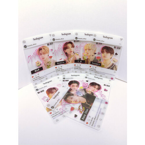 Коллекционные Lomo карты с K-pop группой Stray Kids 