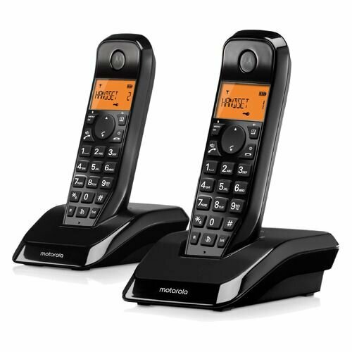 Радиотелефон Motorola S1202, черный [107s1202black]