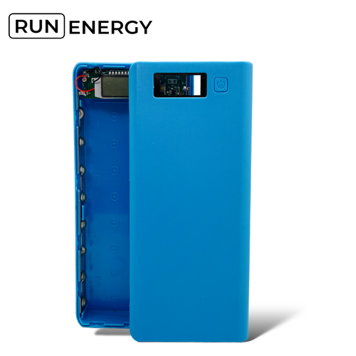 Корпус Run Energy для Power Bank с ЖК-дисплеем, 8 x 18650 (X13622LA)