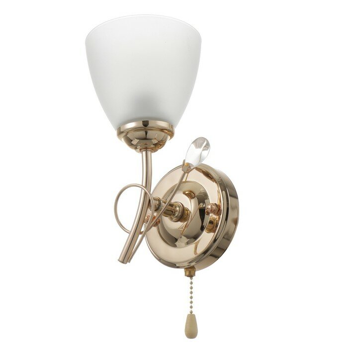 фото BayerLux Бра "Лилея" 1хЕ27 40т золото шампань 22х11х20 см