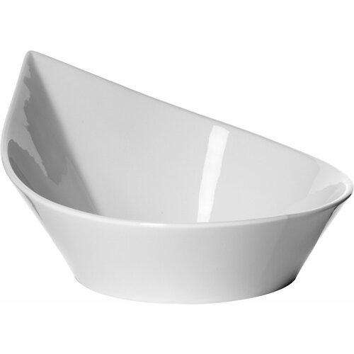 Салатник Kunstwerk Паула 700мл, 240х240х46мм, фарфор, белый