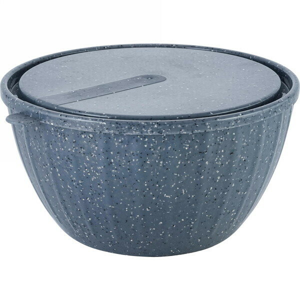 фото Салатник «Sugar&Spice STONE» с крышкой, темный камень 1,7л d-18,2см