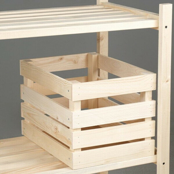 Ящик деревянный для стеллажей 25*35*23см «афина» ДоброСад - фотография № 5