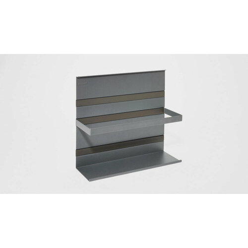 ЛинероМозаик полка+рейлинг, 350x110x300мм, цвет антрацит