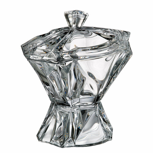 Конфетница на ножке с крышкой Bohemia Crystal Enigma 27 см 8916₽