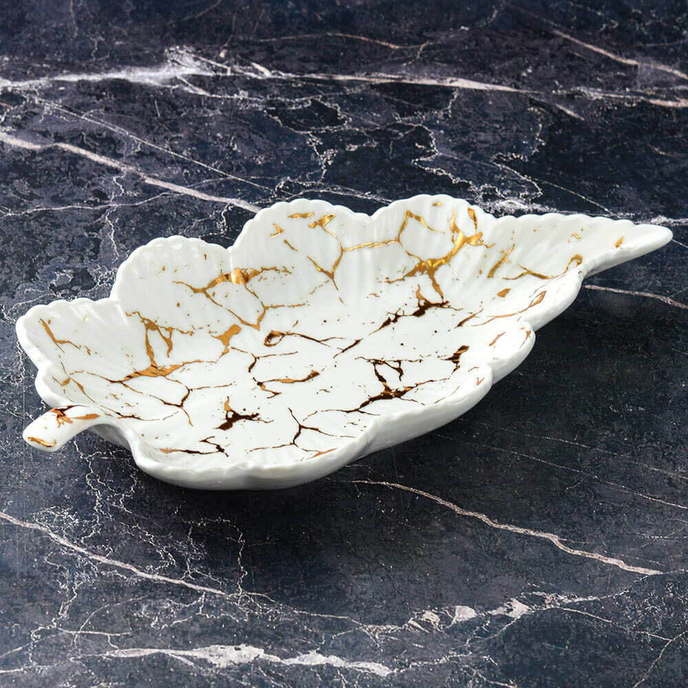 фото Блюдо сервировочное "Золотой мрамор "
