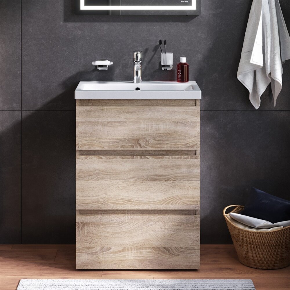 фото Am.Pm Тумба для комплекта AM.PM Gem S 60 светлый дуб