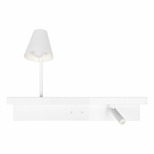 Настенный светильник Loft It Shelf 10216/2W White, E27, 43Вт, кол-во ламп:2шт, Белый