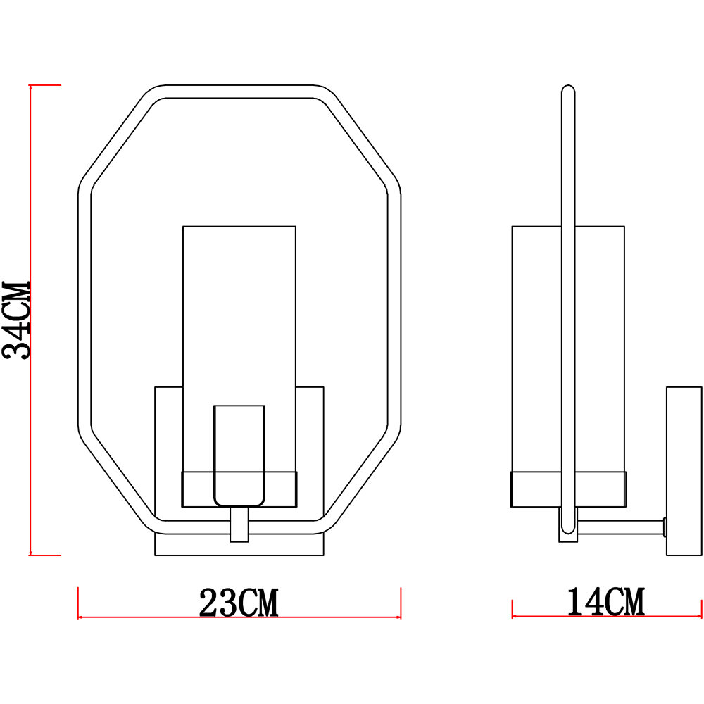 Бра Arte Lamp CELAENO A7004AP-1BK - фото №5