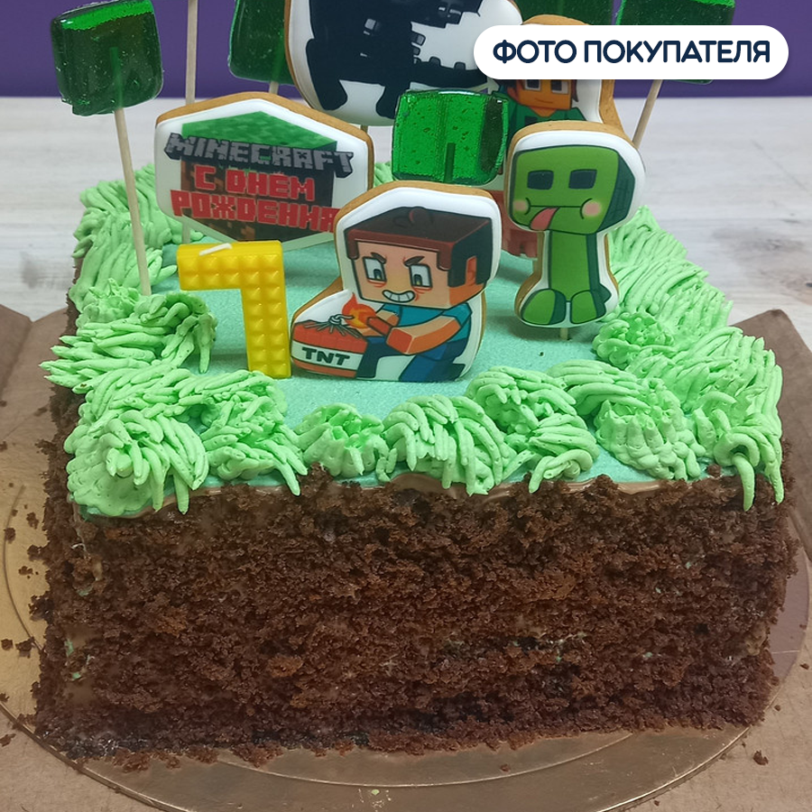 Свеча -цифра "7" Конструктор 4,5см — фото 1