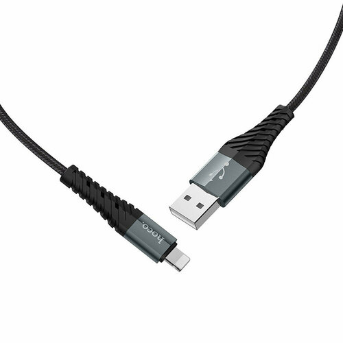 Кабель Lightning - USB-A 2.0 / 1m / 2,5A / HOCO X38 черный кабель usb lightning x30 1m hoco синий