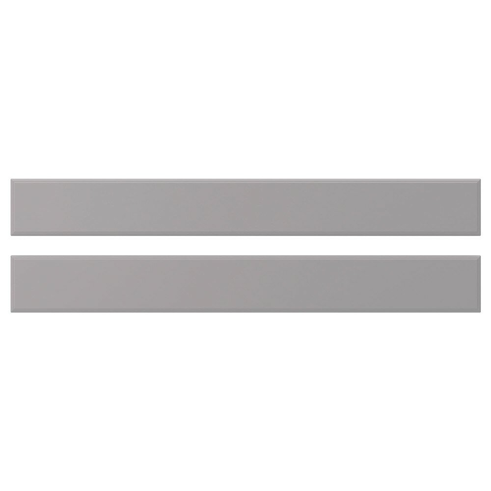 фото Фронтальная панель ящика, серый 80x10 см BODBYN 103.670.55