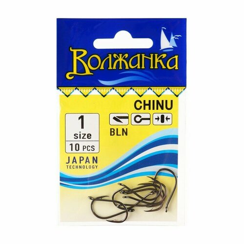 фото Крючки "волжанка" chinu № 1, 10 шт volzhanka