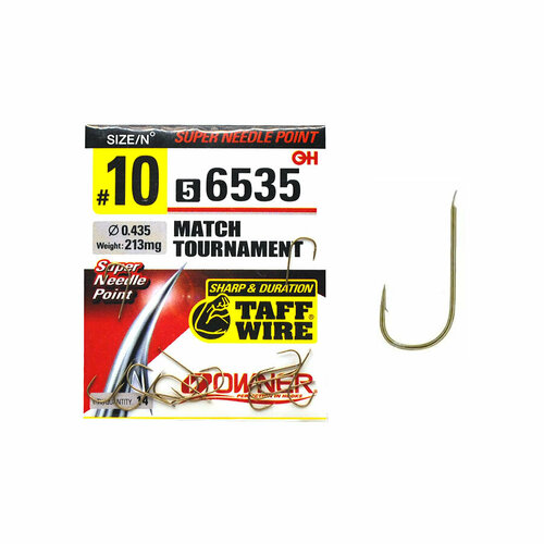 фото Крючки owner 56535 match tournament №10 (14шт)