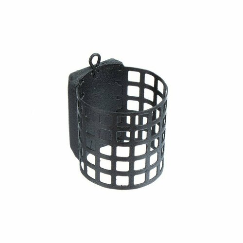 фото Груз-кормушка металлическая x-feeder me submarine m perfo, цвет matt black, 80 г, 35 мл