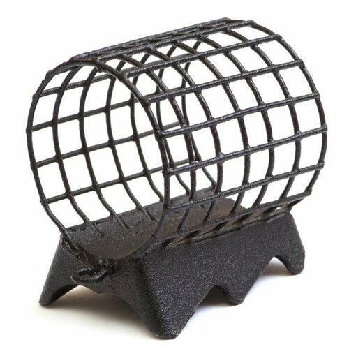 фото Груз-кормушка металлическая x-feeder me grip m grid, цвет matt black, 100 г, 40 мл mikimarket