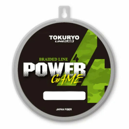 шнур плетеный tokuryo power game x4 0 6 0 132мм 150м yellow сделано в японии Шнур Tokuryo POWER GAME X4 150м Light Green # 0.6 (0.132мм) 7.0Lb