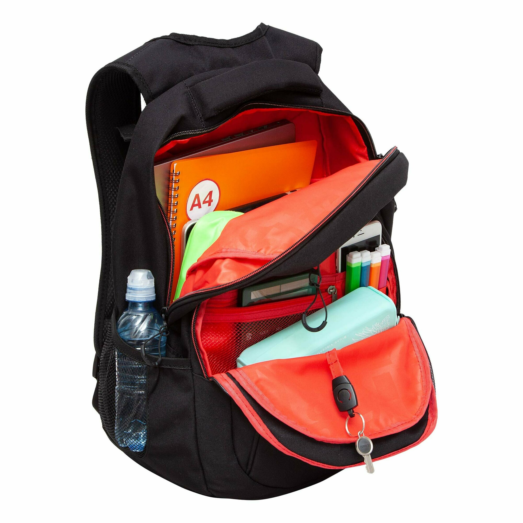 Рюкзак универсальный GRIZZLY с карманом для ноутбука 13" и одним отделением, мужской RQ-003-31/1