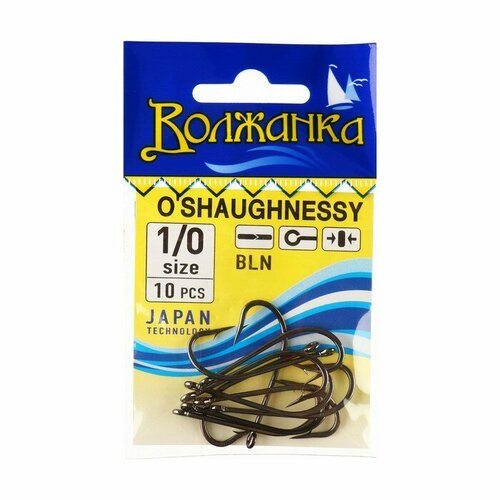 фото Крючки "волжанка" o`shaughnessy № 1/0, 10 шт volzhanka