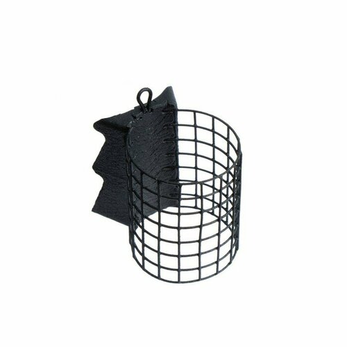 фото Груз-кормушка металлическая x-feeder me alligator m grid, цвет matt black, 100 г, 40 мл