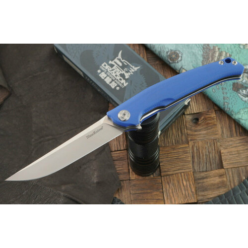 фото Складной нож fat dragon rune blue