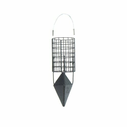 фото Груз-кормушка металлическая x-feeder me bullet 4k m grid, цвет matt black, 80 г, 35 мл