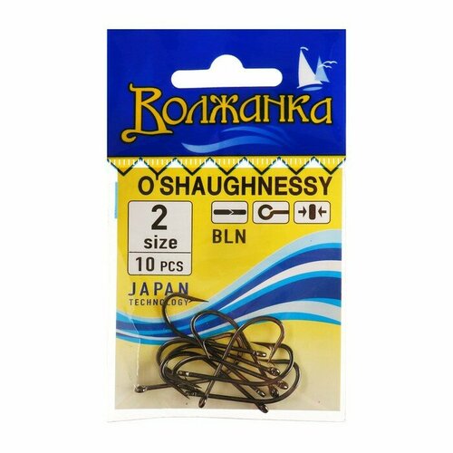 фото Крючки "волжанка" o`shaughnessy № 2, 10 шт volzhanka
