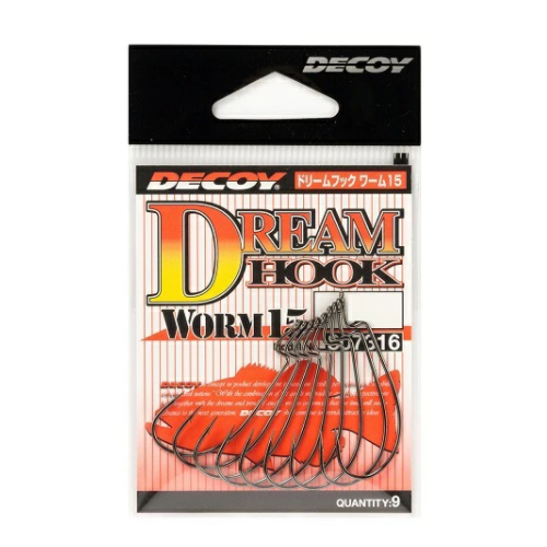 фото Decoy, крючки офсетные dream hook worm 15, №1/0