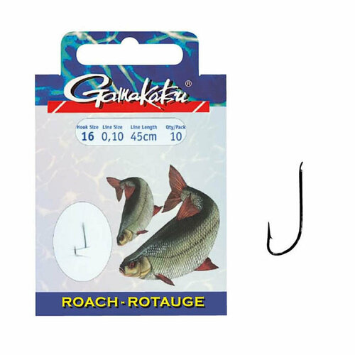 фото Крючок на поводке gamakatsu bks 1050n №12 (10шт)