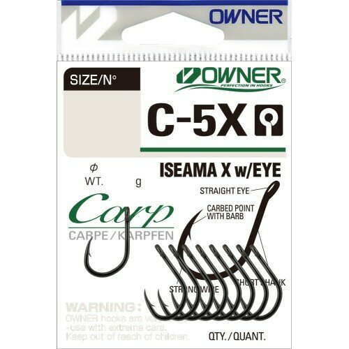фото Крючки с колечком owner carp iseama x size 6 никель