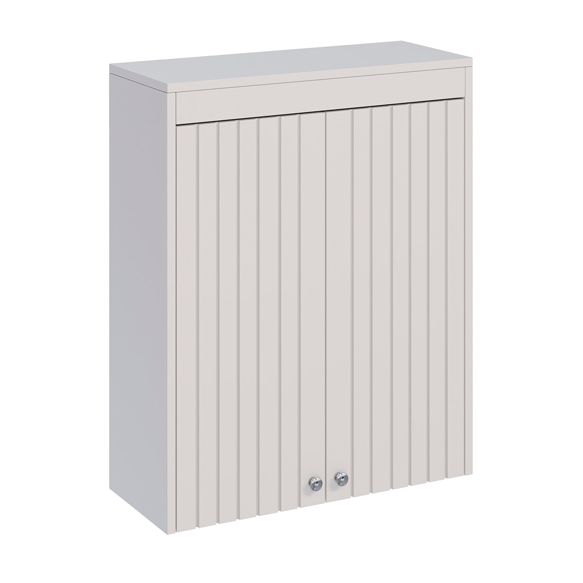 фото Шкаф Lemark ROMANCE 60 см подвесной, 2-х дверный, цвет корпуса, фасада: Белый глянец