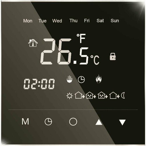 Программируемый терморегулятор для теплого пола IQWATT IQ THERMOSTAT BLACK DIAMOND