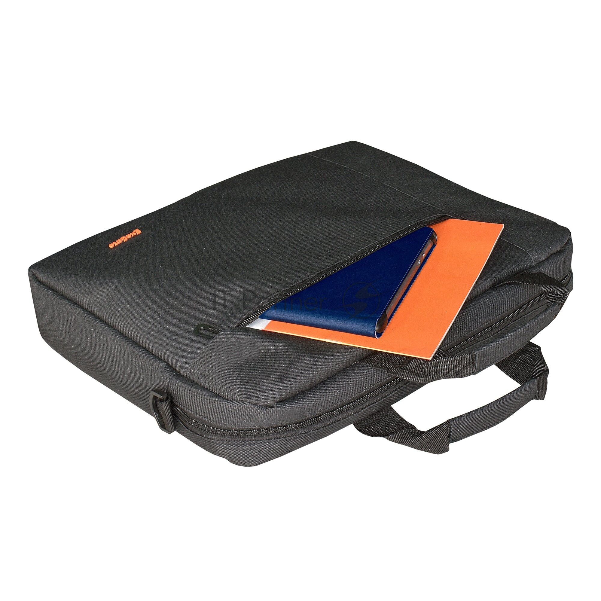 Сумка для ноутбука Exegate EX283436RUS до 15.6", черная, полиэстер повышенной плотности 600D - фото №10