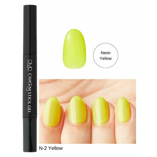 Однофазный гель-лак премиум Charm Stick Gel #Yellow Neon