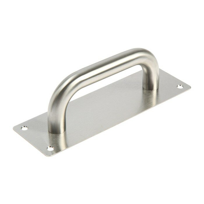 фото Тундра Ручка дверная, цвет нержавеющая сталь, 200х65 мм