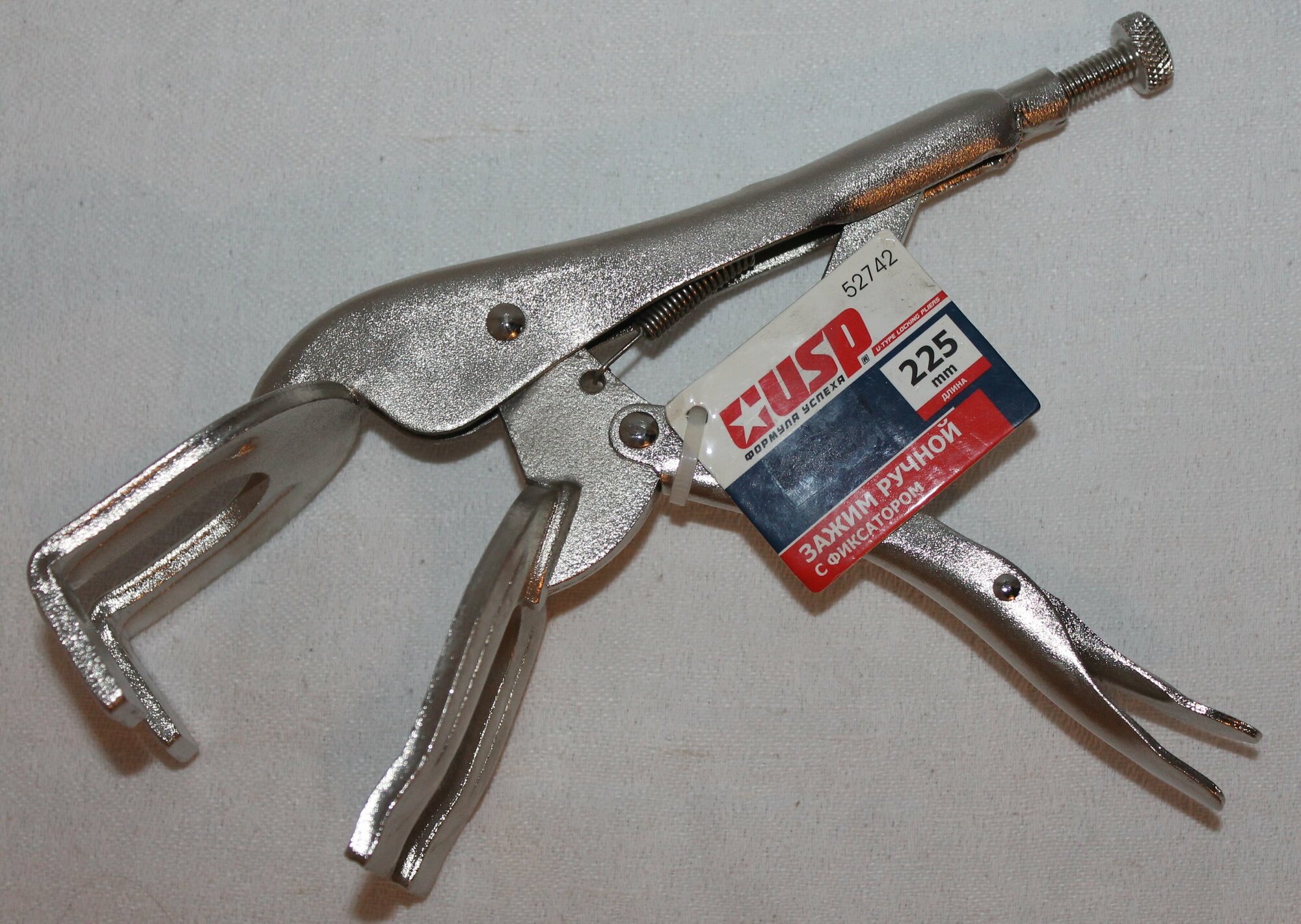 Зажим ручной с фиксатором — фото 1