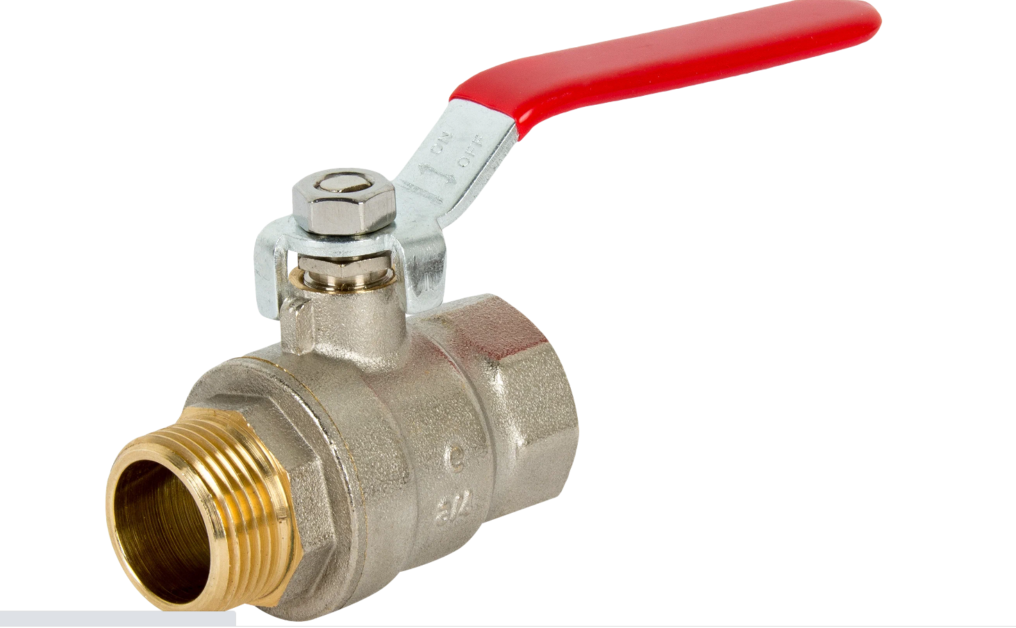 фото Equation Кран шаровой полнопроходной, резьба 1 1/4 ручка-рычаг внутренняя - внутренняя